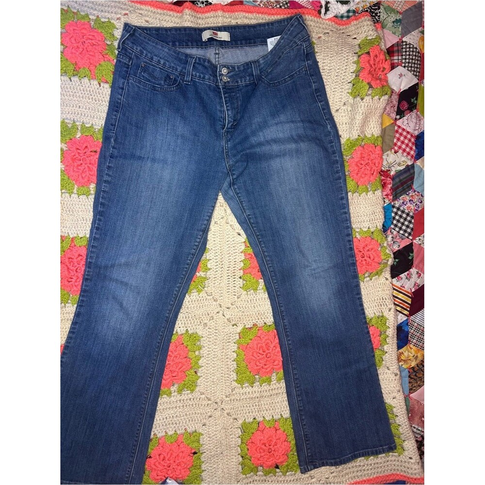 Levi’s boot-cut Mid-Rise Women's Blue Denim Jeans
